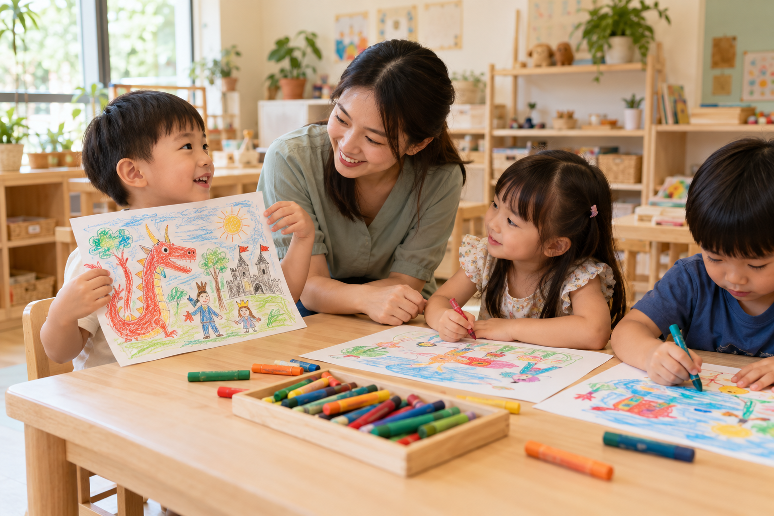An illustrative age-appropriate classroom experience